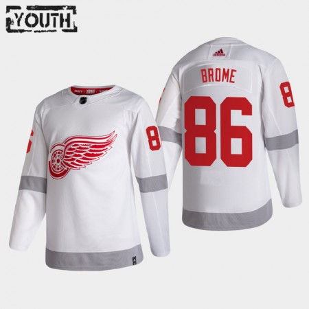 Dětské Hokejový Dres Detroit Red Wings Dresy Mathias Brome 86 2020-21 Reverse Retro Authentic